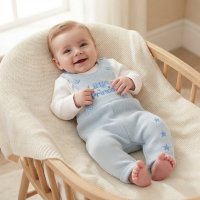 BIS-2020-2668: Baby Boys Little Prince 2 Piece Outfit (NB-6 Months)